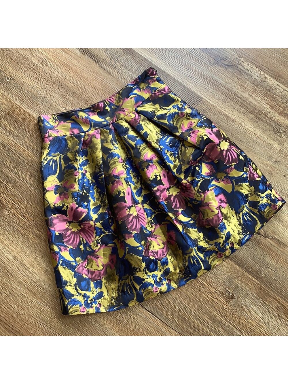 Downeast Basics Pleated FIt & Flare Skirt M